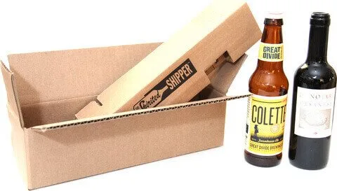 shipping box for one beer bottle