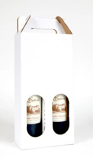 two bottle wine tote-carrier