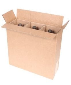 magnum shipping box for three bottles