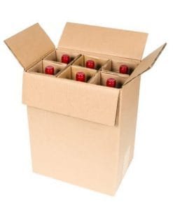 6 bottle wine shipping box