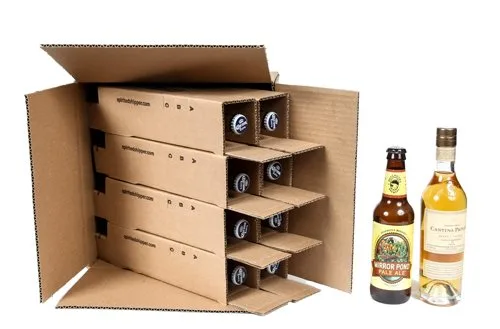 shipping box for eight beers