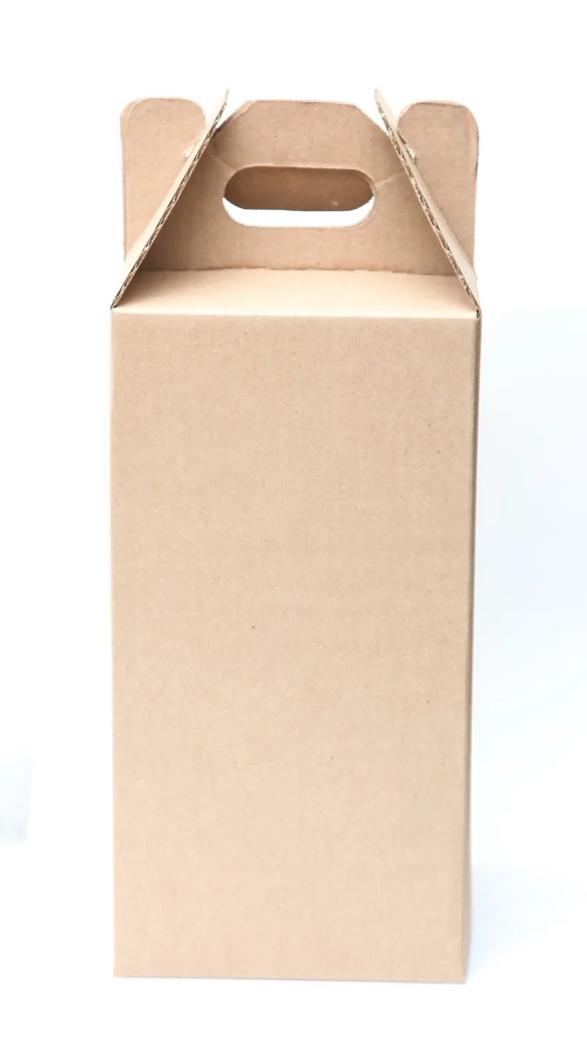 Four Bottle Brown Wine Tote - Image 3